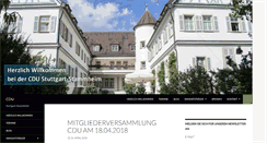 Desktop Screenshot of cdu-stammheim.de
